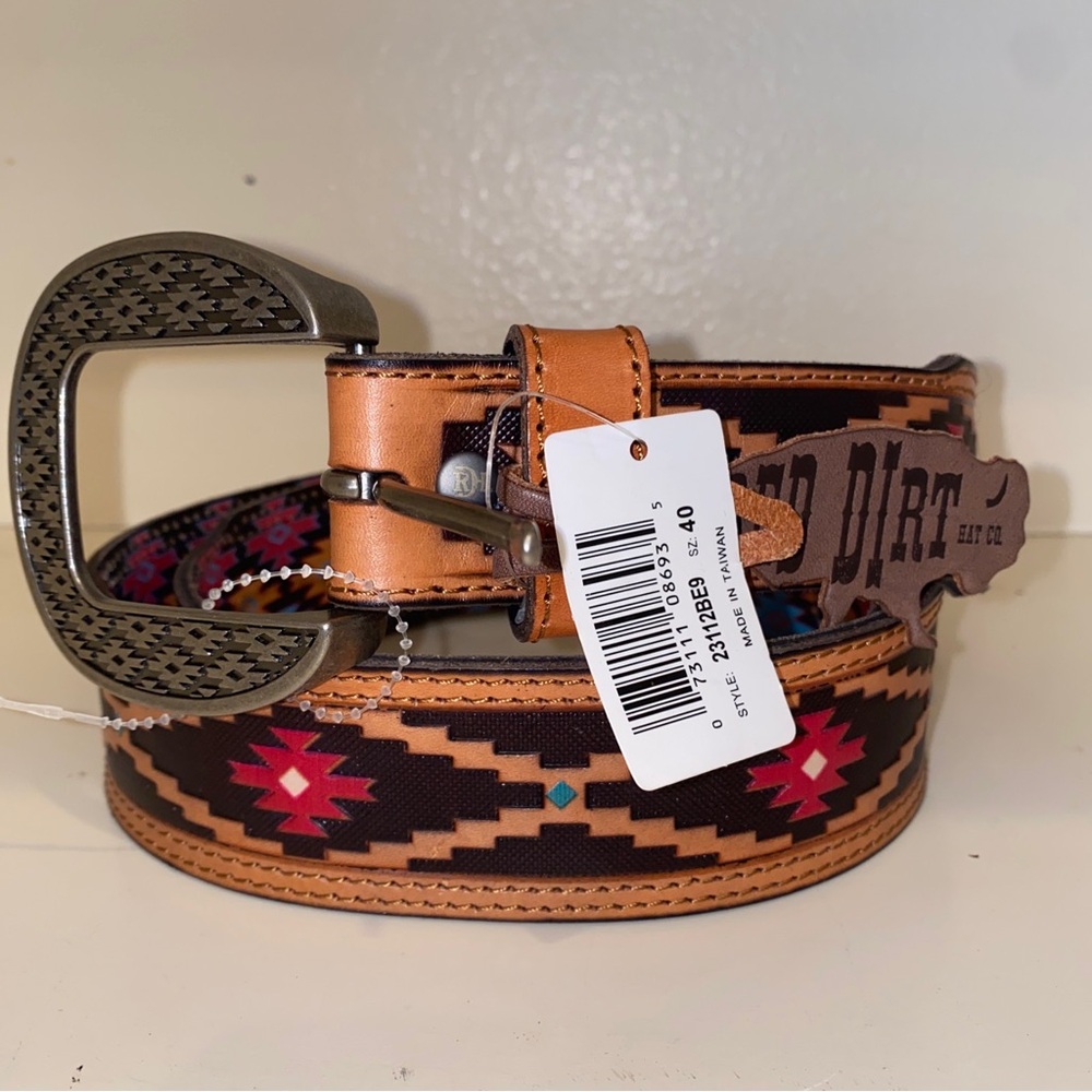 Red Dirt Co. Leather Belt (Men’s)